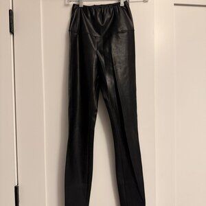 Wilfred Free Womens Black Faux Leather Leggings XXS